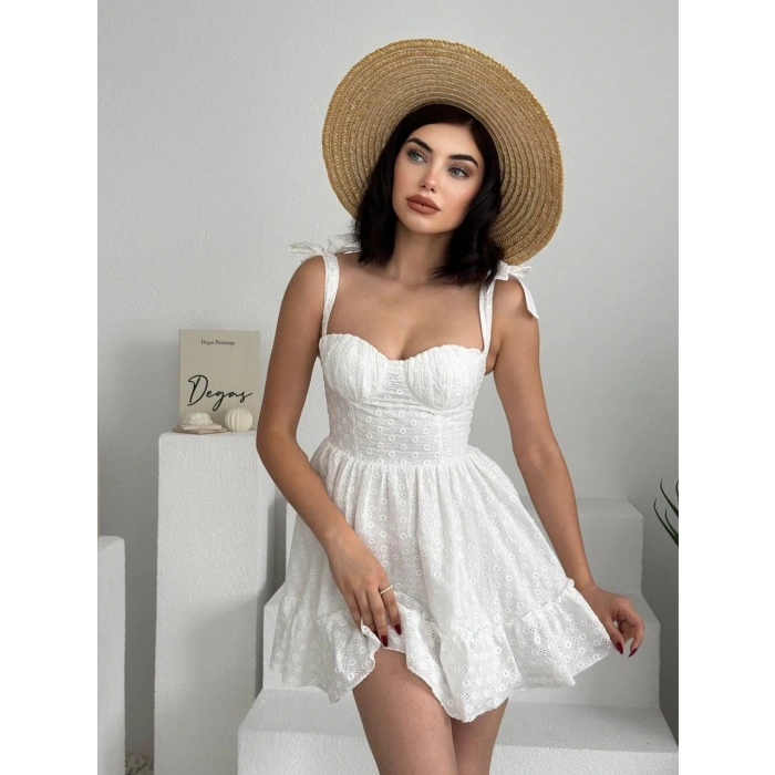 Monika Omuz Bağlamalı Elbise