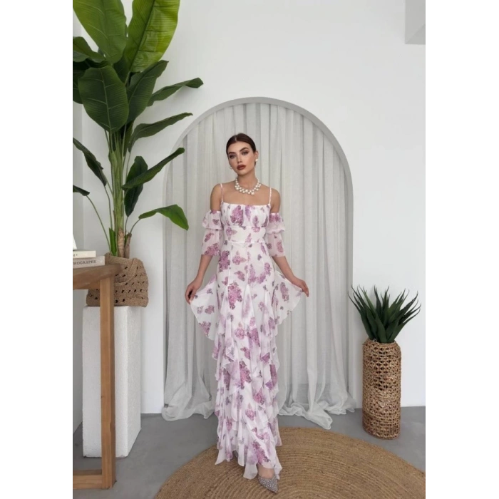 Mugo Fırfırlı Elbise