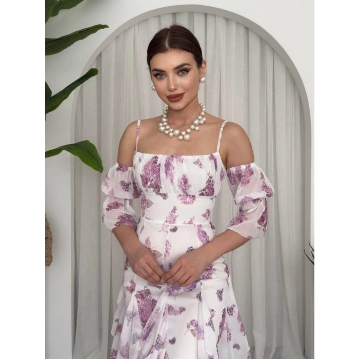 Mugo Fırfırlı Elbise