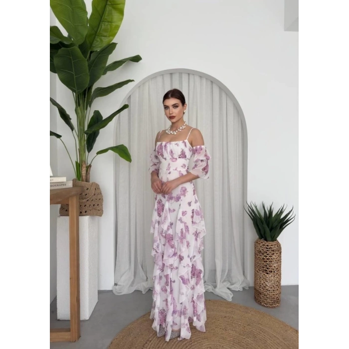 Mugo Fırfırlı Elbise