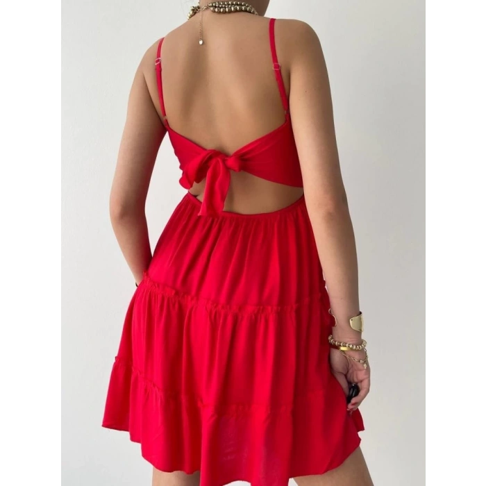 Nivel Göğsü Büzgülü Elbise