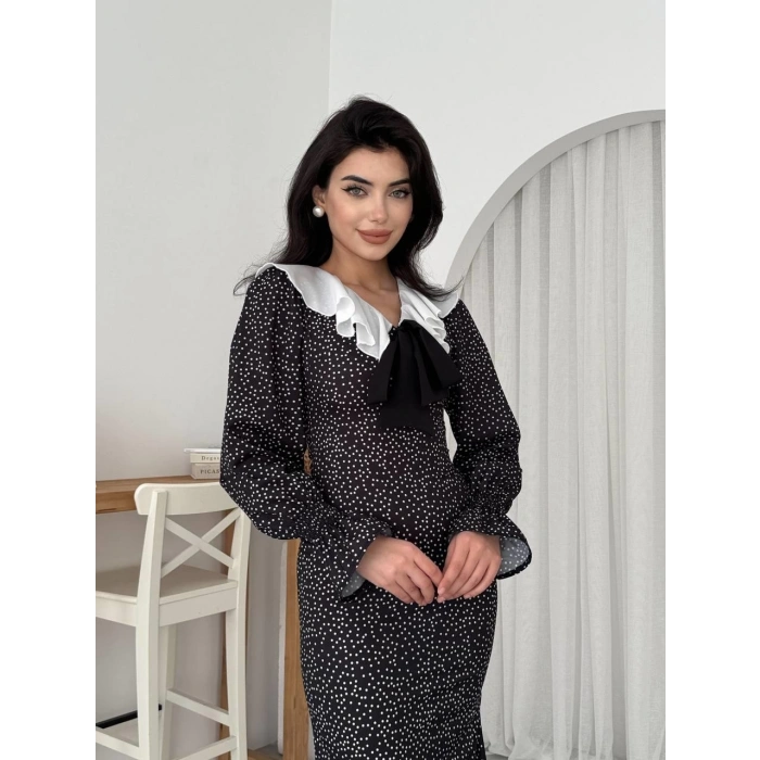 Ospe Fiyonklu Elbise