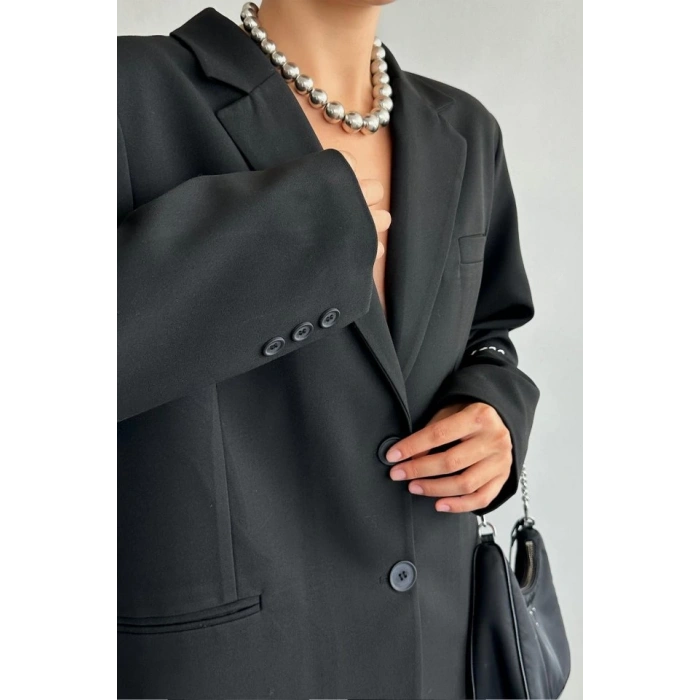 Oversize Ceket - Siyah