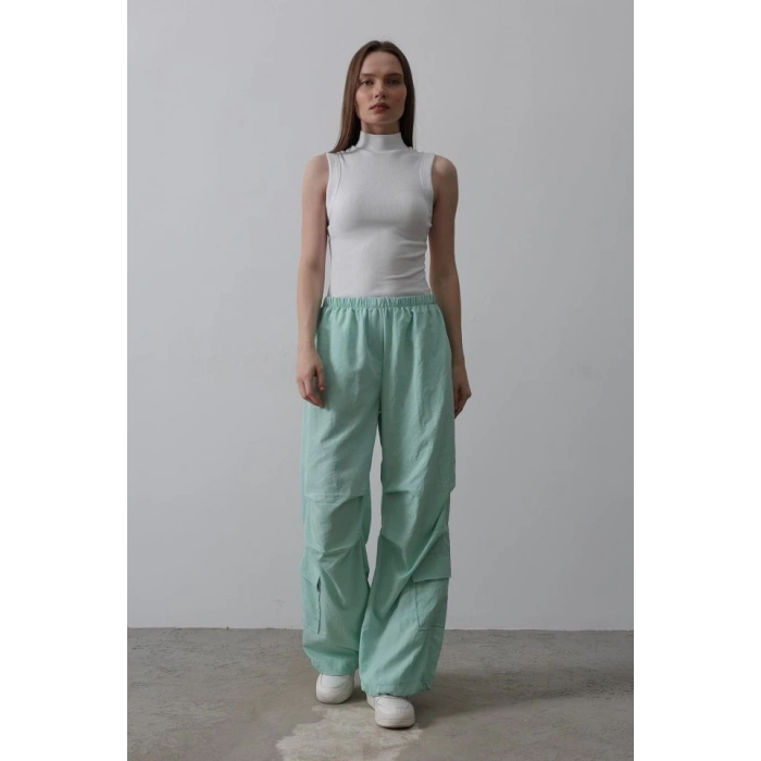 Paraşüt Cargo Pantolon - Mint