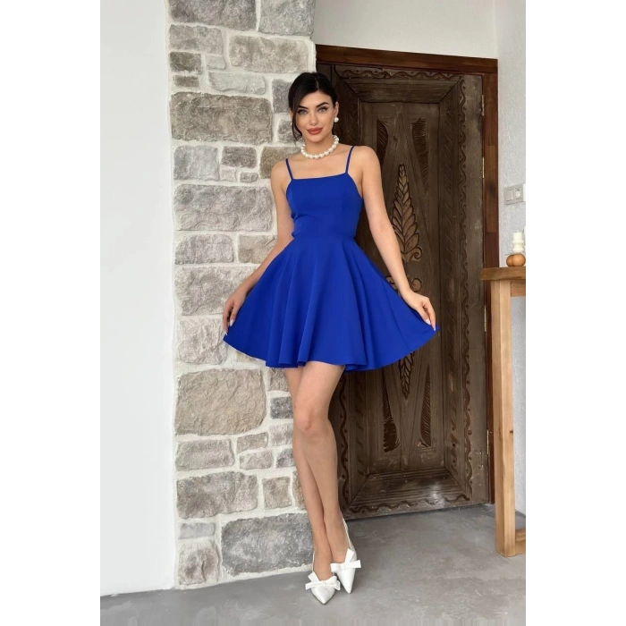 Pole İp Askılı Elbise