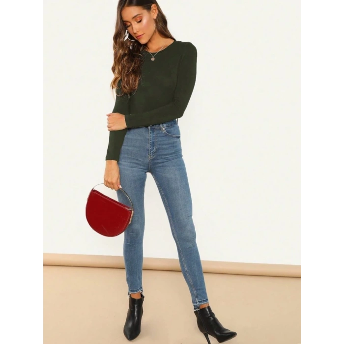 Sandy Kumaş Bodysuit