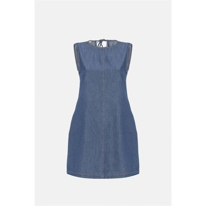 Sırt Bağcıklı Tensel Elbise 2880