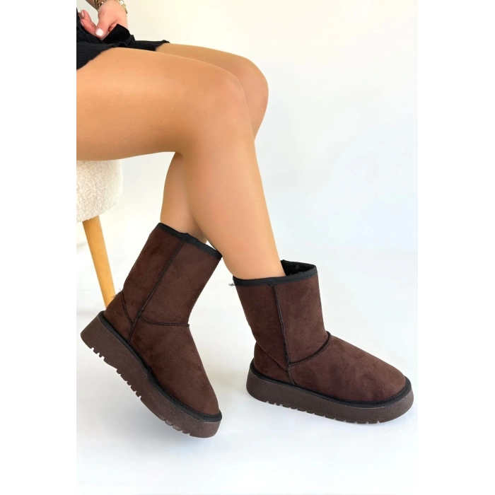 Sophia Kahverengi Süet Bot