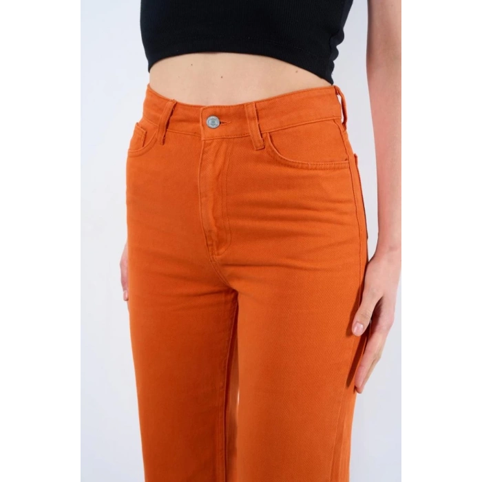 Strong Düz Pantolon - Oranj