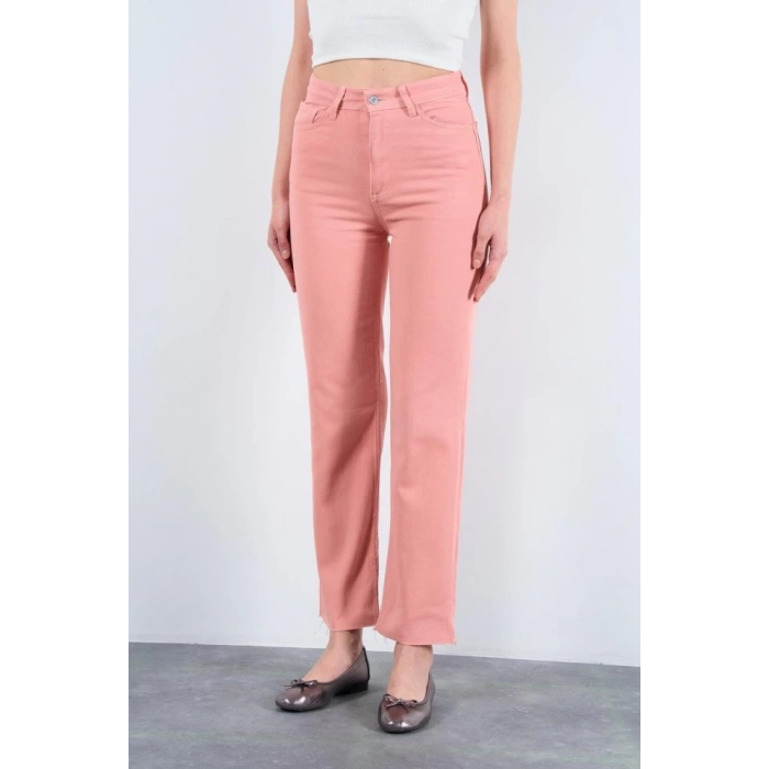 Strong Düz Pantolon - Pudra