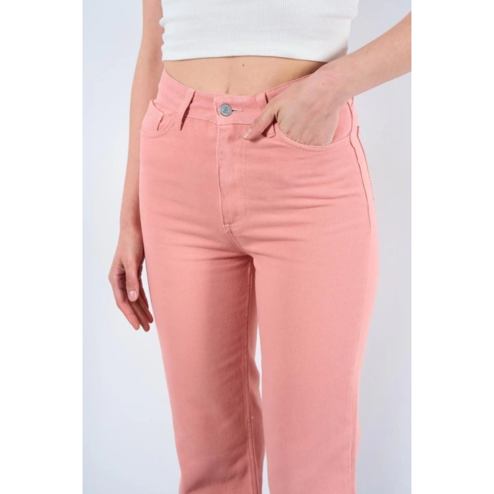 Strong Düz Pantolon - Pudra