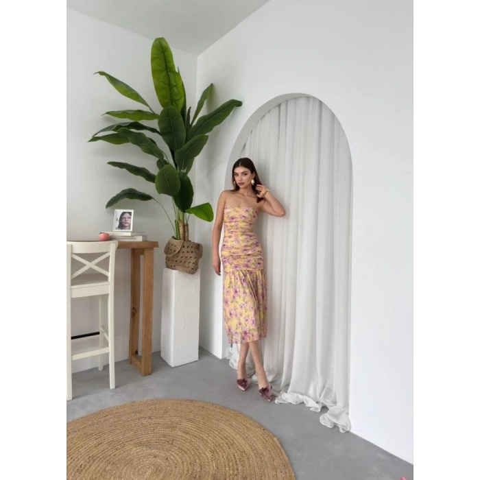 Talia Straplez Elbise