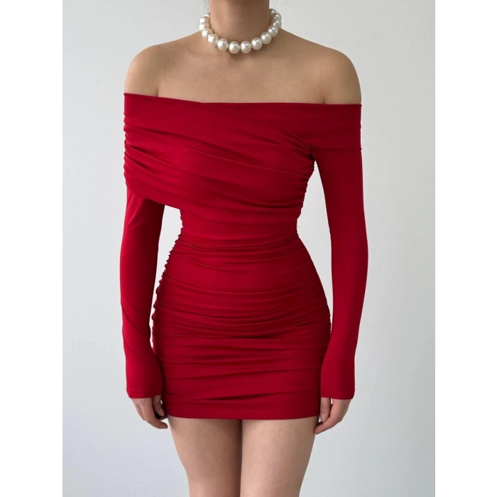 Tefs Straplez Elbise