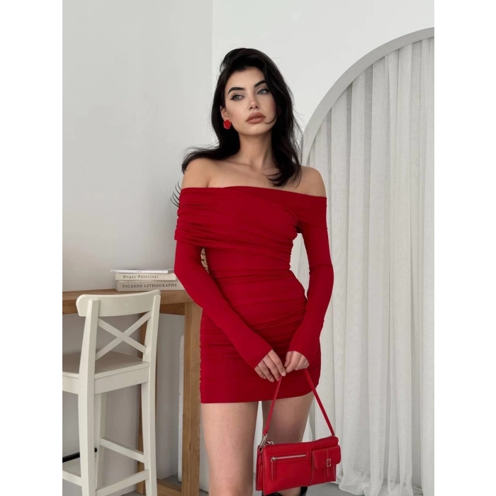 Tefs Straplez Elbise