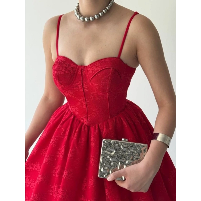 Toba İp Askılı Elbise