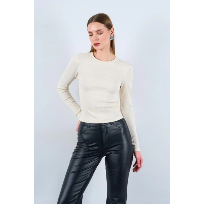 Uzun Kollu Body - Ekru