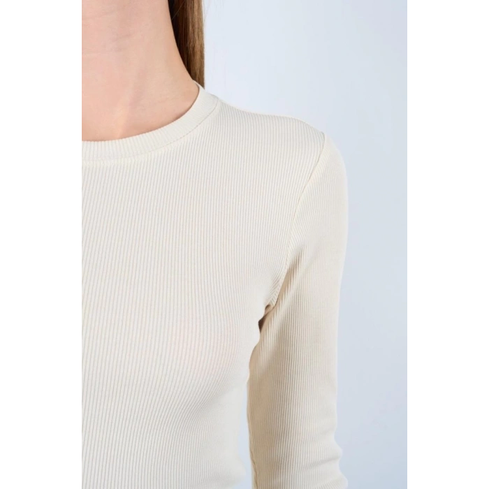 Uzun Kollu Body - Ekru