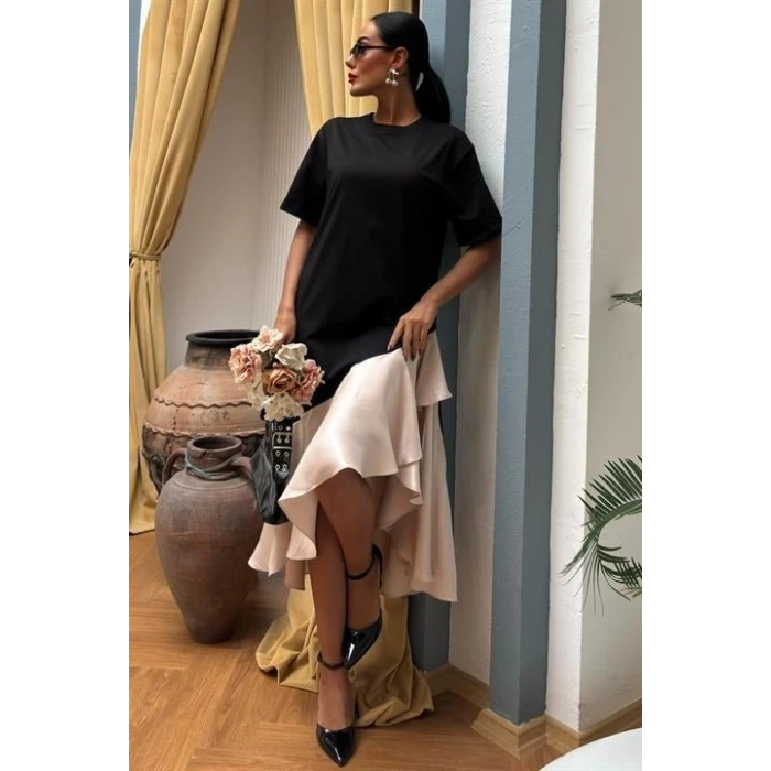 Volanlı Süprem Elbise 2864