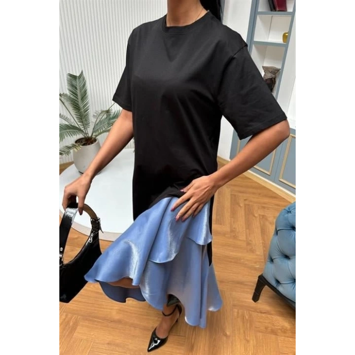 Volanlı Süprem Elbise 2864