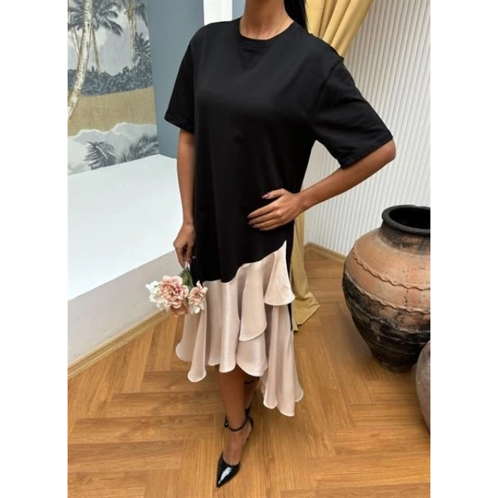 Volanlı Süprem Elbise 2864