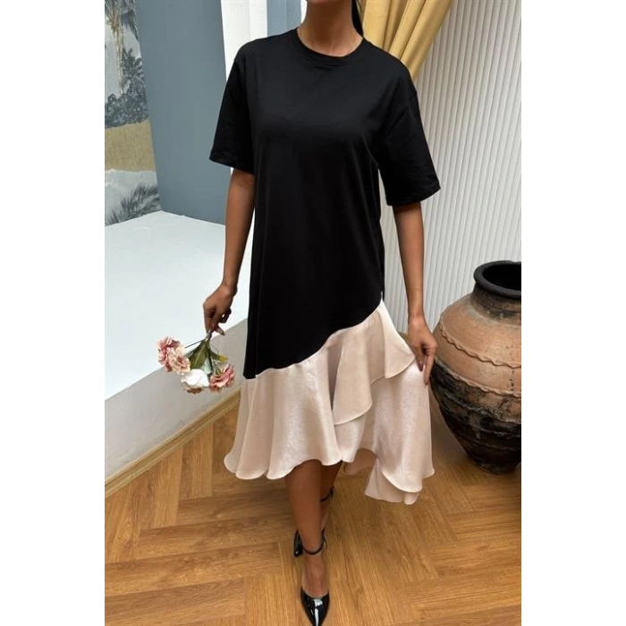 Volanlı Süprem Elbise 2864