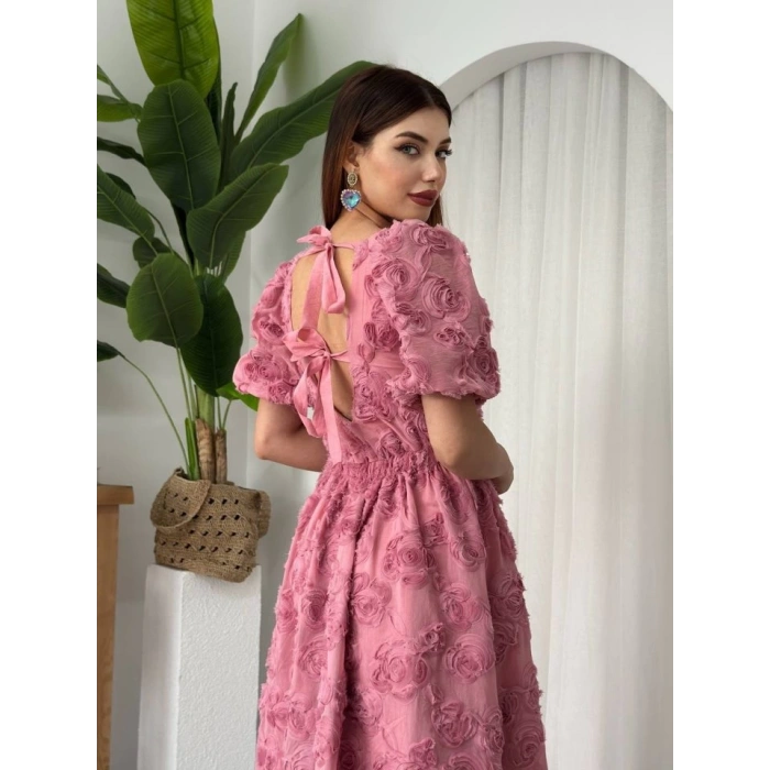 Wear Sırt Bağlama Detaylı Elbise