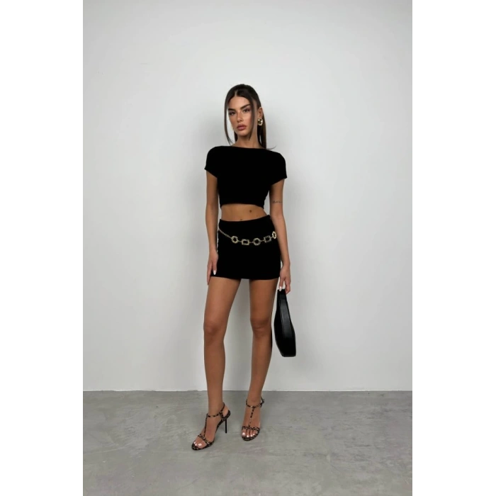 Yarım Kol Basic T-Shirt