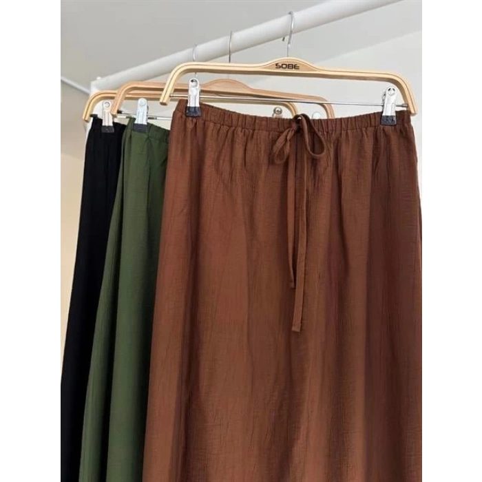 Yelek Önden Bağlamalı Uzun Etekli Takım 10192