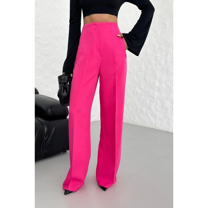 Yüksek Bel Pensli̇ Palazzo Pantolon