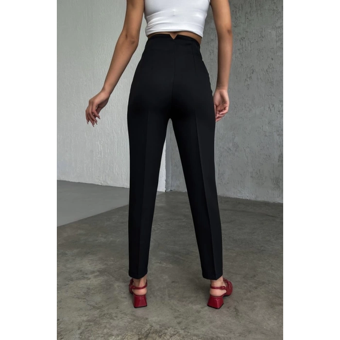 Yüksek Bel Pensli̇ Pantolon