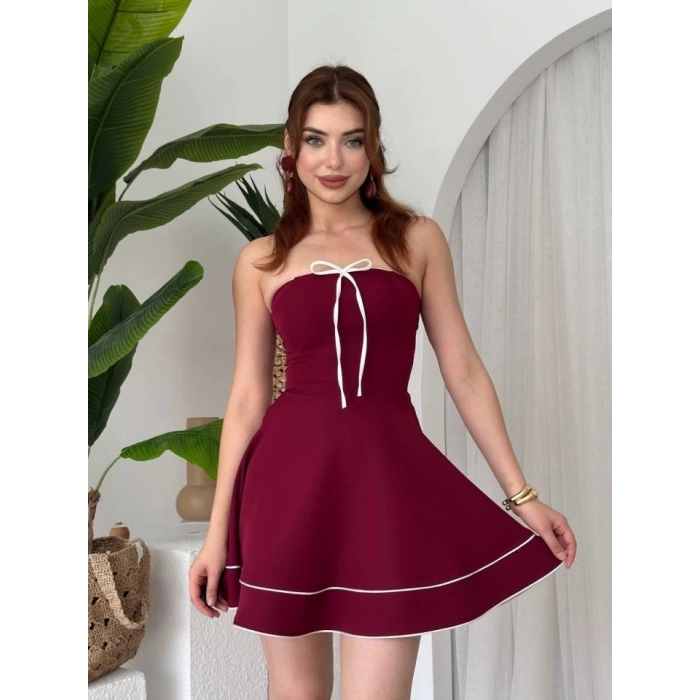 Yuna Straplez Elbise