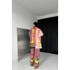 Desenli Gömlek Ve Desenli Pantolon Takım