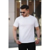 Erkek Ağaç Kabuğu Desenli Kısa Kollu T-shirt