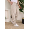 Erkek Beli Lastikli Pileli Baggy Pantolon