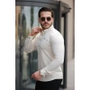 Erkek çıtçıt Düğmeli Dikiş Detaylı Uzun Kollu Gömlek