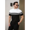 Erkek çizgili Kısa Kollu T-shirt