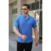 Erkek Hakim Yaka Kısa Kollu Gömlek