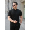 Erkek Hakim Yaka Kısa Kollu Gömlek