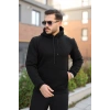 Erkek Kapüşonlu Üç İplik Şardonlu Hoodie