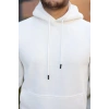 Erkek Kapüşonlu Üç İplik Şardonlu Hoodie