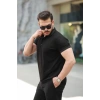 Erkek Kısa Kollu Yakalı Viskon Iki Iplik Erkek Tişört