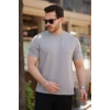 Erkek Oversize Bisiklet Yaka Kısa Kollu T-shirt
