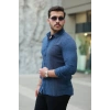 Erkek Pamuklu Keten Gömlek