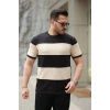Erkek Parçalı Renk Kısa Kollu Tişört