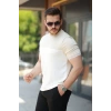 Erkek Parçalı Renk Kısa Kollu Tişört