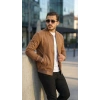 Erkek Scuba Süet Kumaş Bomber Hırka