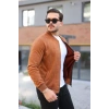Erkek Scuba Süet Kumaş Bomber Hırka
