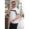 Erkek şerit Detaylı Kısa Kollu T-shirt