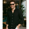 Erkek Uzun Kollu Regular Sofya Keten Gömlek