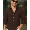 Erkek Uzun Kollu Regular Sofya Keten Gömlek